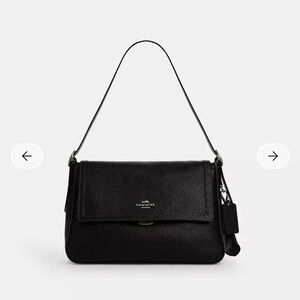 Coach Black Etta Flab Bag